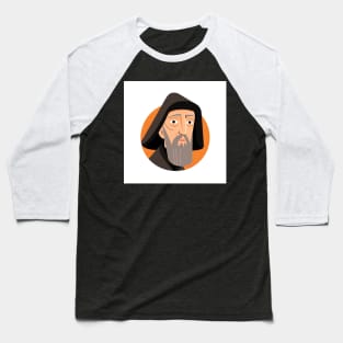 Geoffrey Chaucer Baseball T-Shirt